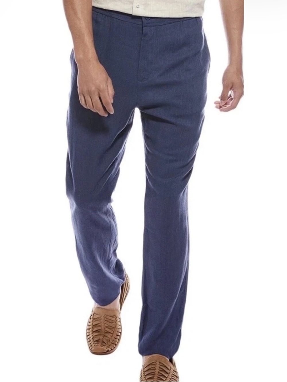 NWOT ONIA Linen Blend Pants Navy Men’s XL 7174